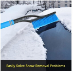 &Otilde;nnelikud inimesed 2 in 1 Auto lumekoristushari J&auml;&auml;kaabits