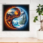 Tikkimiskomplekt Yin Yang