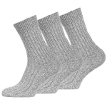 Norra sokid NEEDIVYOU, komplekt 3 paari, helehall