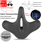 (-127 Clamp Tools)WEST BIKING Big Butt jalgratta sadul Ergonoomiline laiem paks padi Mugav hingav jalgrattaiste MTB maanteeratta sadul, (-127 gnybtų įrankiai)
