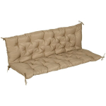 3-kohaline pingipolster 150x98x8 cm Pingipadi kinnituspaeltega, Polster aiam&ouml;&ouml;blile v&otilde;i kiigidiivanile, Khaki
