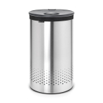 Pesukorv, 60L Matt Steel/Dark Grey lid