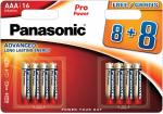 Panasonic Pro Power patarei LR03PPG/16B (8+8tk)