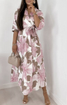 Naiste kleit, Made in Italy, roosa, M-L-XL