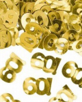 L&auml;ikiv konfetti number 60, kuldne