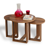 3-diivanilaua komplekt Kalune Design Mira, tumepruun