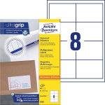 Avery universaalsed kleebised 97x67,7 mm, 100 lehte A4, 3660