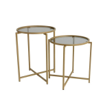 2-laua komplekt Kalune Design S406, kuldset v&auml;rvi