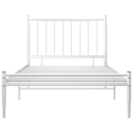 &uuml;heinimese voodi，t&auml;iskasvanu voodi，voodiraam, valge, metall, 90 x 200 cm CFE4905712