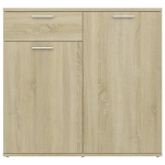 puhvetkapp，kummut，kapp, Sonoma tamm, 80 x 36 x 75 cm, tehispuit CFE38495