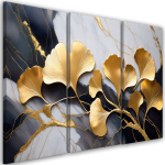 Seinapilt, Ginko Botanicalsi lilled marmorhall kuldne