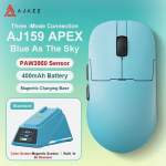 Ajazzi r&uuml;nnak Shark Wireless Game Mouse - RGB, magnetiline virnastamine, 30K DPI - AJ159Apex -baltas