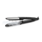 BaByliss ST496E - BaByliss Steam shine steam straightener - 5 temperatures up to 230 &deg; C - Ionic function - 39 mm ceramic plate