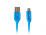 LANBERG USB-kaabel A Micro USB QC 3.0 1.8M Sinine - CA-USBM-20CU-0018-BL