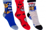 Poiste sokid Paw Patrol, 3 paari
