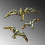 Opviq seinakaunistus Flying Seagulls 1, 3 tk