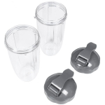 32 untsi alternatiivseid tassidega avakaanega Nutribullet 600W ja Pro 900W (2 pakki) ~ 26203