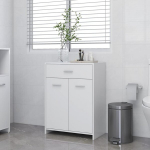 vidaXL vannitoakapp valge 60 x 33 x 80 cm puitlaastplaat
