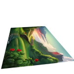 Dekoratiivne Vaip Roosimustriga, 55 * 79 colių / 140 * 200 cm