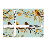 Lindude Muster Dekoratiivne Vaip, 79 * 118 colių / 200 * 300 cm