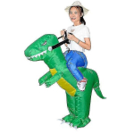 Dinosaurused t&auml;ispuhutavad t&auml;iskasvanud t&auml;iskasvanud naljaka t&auml;ispuhutavad dinosaurused sobivad halloweeni v&auml;ljam&otilde;eldud, Kid Size_Green