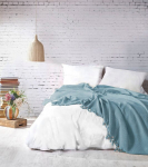 Mijolnir pleed Mona Turquoise, 220x240 cm