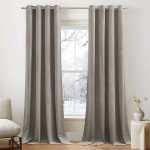 PONY DANCE Blackout kardinad 2 tk Hall pruun 240 x 132 cm