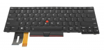 Movano KL/LE-T480S Thinkpad T480S T490 T495 L480 L490 L380 L390 E480 E485 E490 E495 (valgustus, trackpoint) klaviatuur