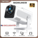 Projektor Videoprojector - TOPTRO - TR27 - 4K - 20000 Lumen - Kantav FHD 1080P WIFI6 Bluetooth
