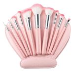 Meigipintslite komplekt, U-Spicy Shell roosa, 10 tk