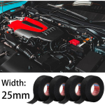 8/16 Rulli 3/4 Tolli x 49,2 Ft Autokaabeliisolaator - K&otilde;rgtemperatuurikindel Pol&uuml;esterkangas, M&uuml;ra V&auml;hendav & Kuumuskindel Elektriline M&auml;his Isoleerimiseks, Kaabli Kaitseks, Mootori & Ahela Hoolduseks., 16p-50mm