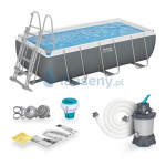 Riiulibassein 404x201x100 cm 8in1 komplekt Bestway 56442