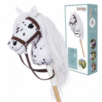 Tootiny pehme m&auml;nguasi Horse on a stick HOPPIHORSE Hobby Horse A4 Leopard