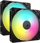 Corsair RS ARGB PWM jahutusventilaatorid - 2 pakk, 140 mm, must, CO-9050183-WW