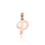 Punasest kullast ripats "P IV" DS01K414