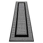 Vaip, Koridorivaibad GLOSS kaasaegne 6776 85 stiilne, raam, Kreeka must / elevandiluu