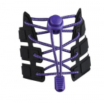 Elastsed &uuml;mmargused kinnituste ja otstega kingapaelad 3 mm 100 cm, v&auml;rv voluut