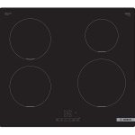 Bosch induction table - 4 fireplaces - L: 592 mm x D: 522 mm - PUE611BB5E