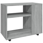 vidaXL lisalaud, hall Sonoma, 70 x 35 x 55 cm tehispuit