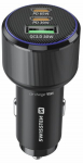 Autolaadija 95w 2x Usb-c Pd + Usb-a, kaabel 1m