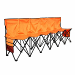 Kokkupandav kuueistmeline orange pink