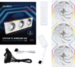 Lian Li Arvutikorpuse ventilaator G99.12RTL1W3W.00, 120mm, 12V, 3 ventilaatorit, 2300RPM, 83.4cfm, FDB, valge