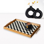 Aberto Design kandik TPEA9766, must/valge, 50x29x3,5 cm