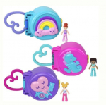 Mini m&auml;ngukomplekt Polly Pocket &bdquo;Pocket On The Go Fun&ldquo; kompaktne valik 1 nukuga