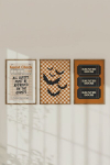 Kolmeosaline plakat Halloween