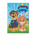 Paw Patrol teemantmosaiikkaart lastele, 400+ teemanti