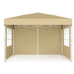 Paviljon 3x3x2,6 m Beež Kaasaskantav