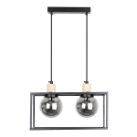 Candellux rippvalgusti Retro 2 32-00750, must/suitsuhall