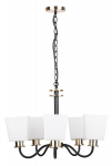 Candelluxi ripplamp Schubert, must/kuldne
