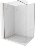 Mexen Kioto-R kaarjas Walk-in du&scaron;isein 150 x 200 cm, l&auml;bipaistev 8 mm, roosa kuld - 800-150-101-60-06